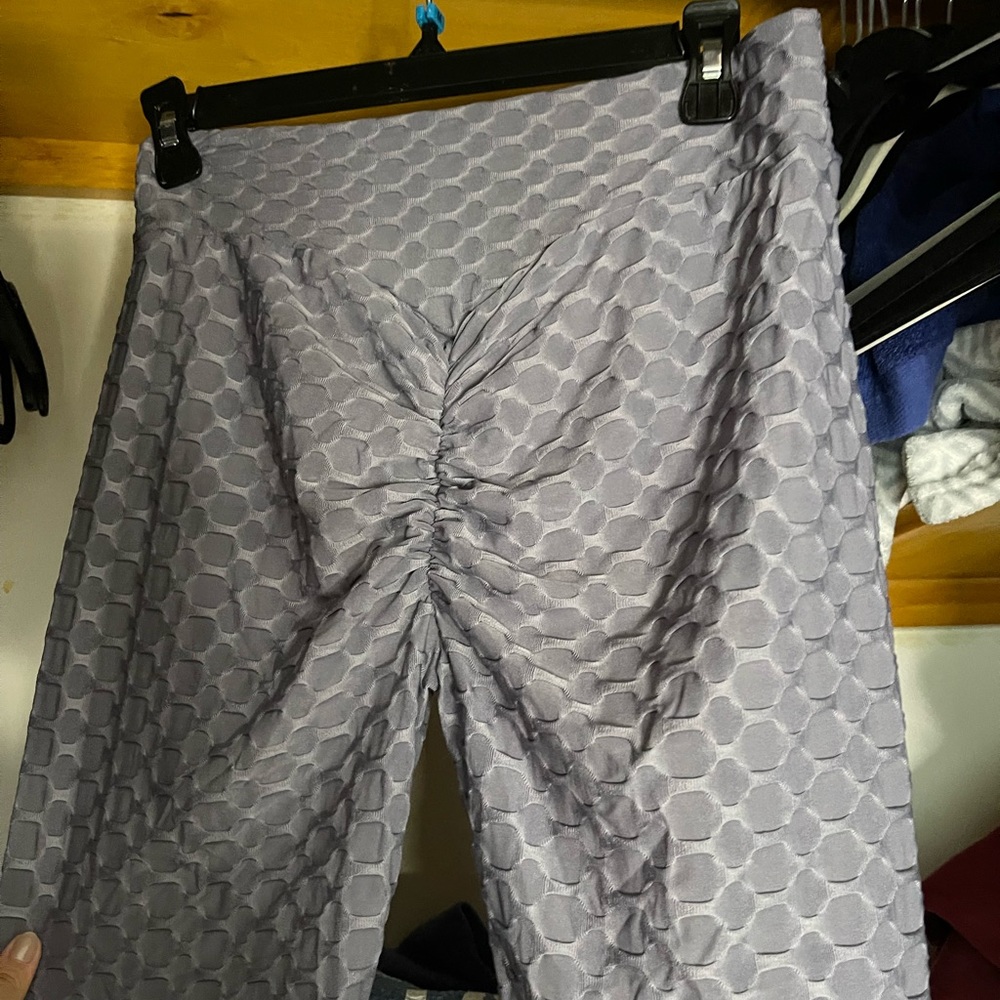 Grey J&W slimming honeycomb leggings